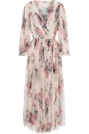 Serafini Maxikleid mit Blumen-Print