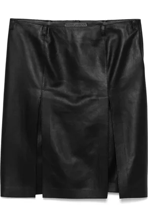 The Attico Minirock aus Leder