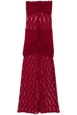ROTATE Maxikleid aus Spitze