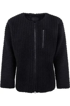 Issey Miyake Fleecejacke mit Falten