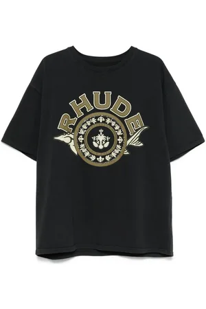 Rhude T-Shirt mit Wappen-Print