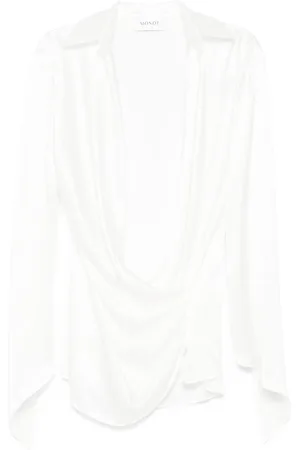 Monot Gewickeltes Minikleid aus Satin