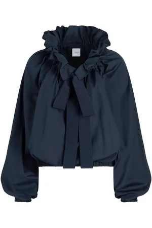 Patou Iconic Popeline-Top mit Kordelzug