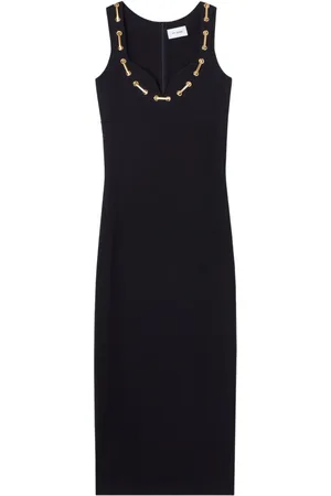 ST. JOHN Midikleid mit Ösen
