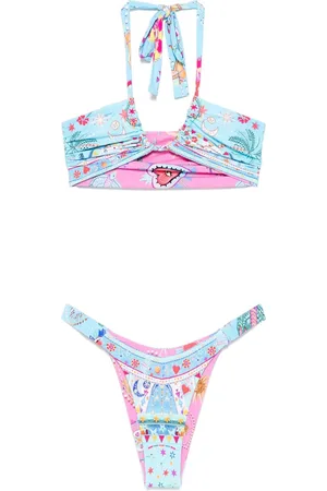 Camilla Wendbarer Bikini mit Print