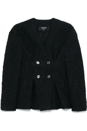 Rochas Blazer mit Cloqué-Effekt
