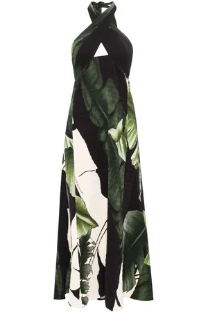 JOHANNA ORTIZ Maxikleid mit Neckholder