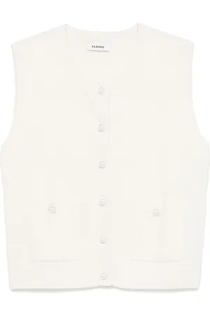 Sandro Tweed-Cardigan