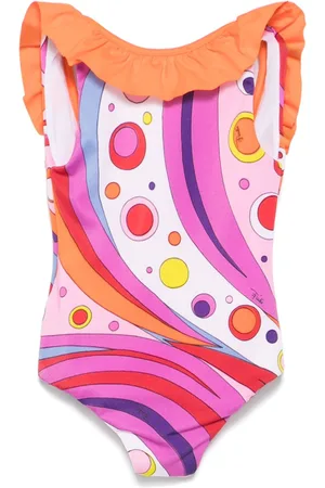 PUCCI Junior Badeanzug mit Solid-Print
