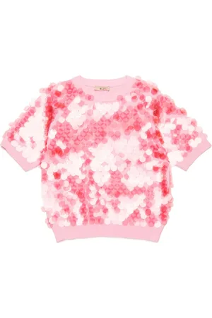 Nº21 T-Shirt mit Pailletten