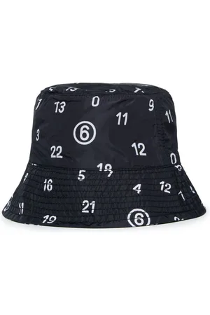 Maison Margiela Fischerhut mit Nummern-Motiv