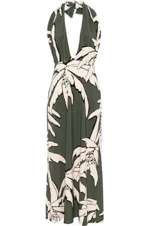 JOHANNA ORTIZ Oceanic Mantra Midikleid