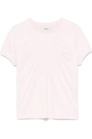 COPERNI Gerafftes T-Shirt mit Herzmotiv