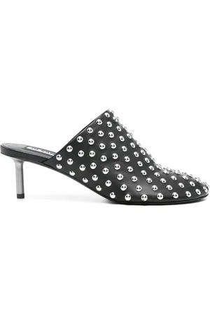 Jil Sander Mules mit Nieten 60mm