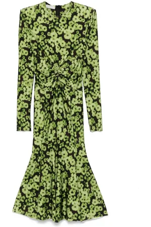 Serafini Midikleid mit Blumen-Print