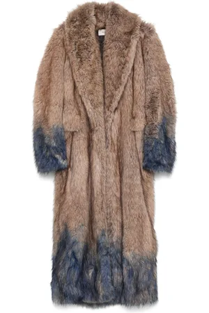 COPERNI Mantel aus Faux Fur mit Spray