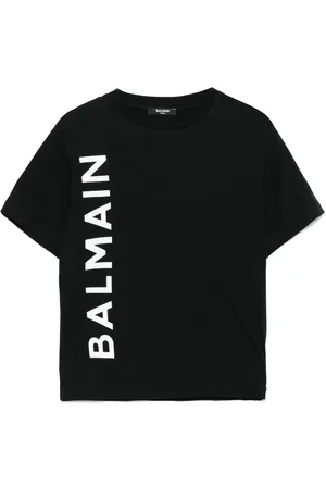 Balmain T-Shirt mit Logo-Stempel