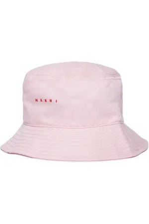 Marni Fischerhut mit Logo-Print