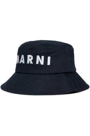 Marni Fischerhut mit Logo-Stickerei