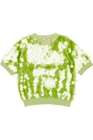 Nº21 T-Shirt mit Pailletten