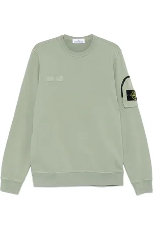 Stone Island Sweatshirt mit abnehmbarem Patch