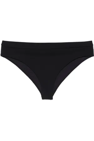 Jil Sander Bikinihöschen mit Logo-Print
