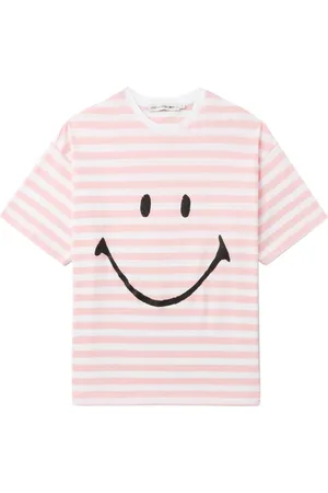 JOSHUA SANDERS T-Shirt mit Glitter-Smiley