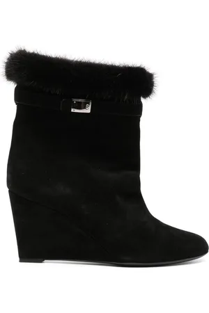 Dior Stiefel mit Faux Fur