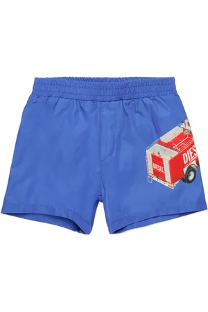 Diesel Badeshorts mit grafischem Print