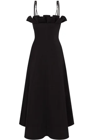 Serafini Midikleid mit Rüschendetail