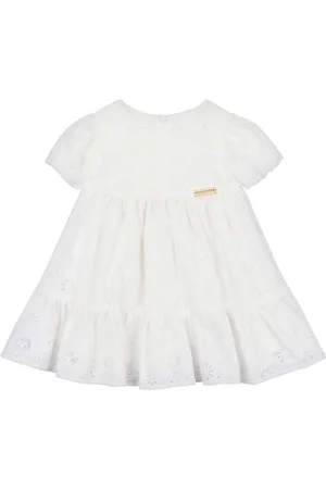 Moschino Kleid mit Logo-Schild