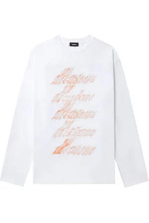 We11 Done Flame T-Shirt mit Logo