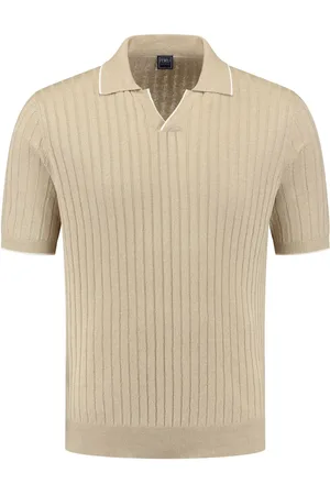 FEDELI Geripptes Poloshirt