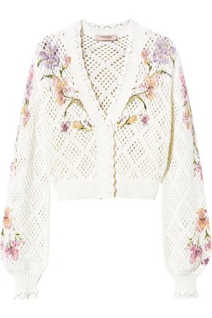 Twin-Set Cardigan mit Blumen-Print
