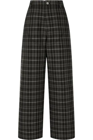 Studio Tomboy Weite Hose mit Schottenkaro