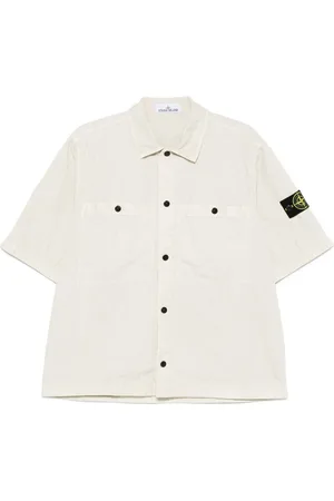 Stone Island Hemd mit abnehmbarem Patch