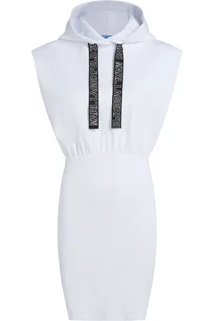 Karl Lagerfeld Ärmelloses Minikleid mit Kapuze