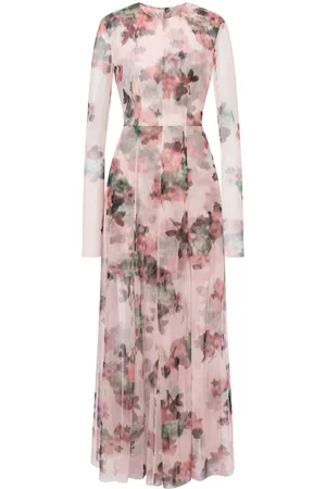 Serafini Maxikleid mit Blumen-Print