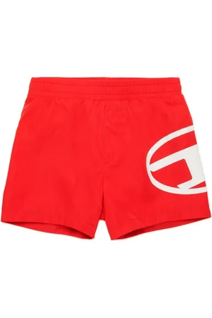 Diesel Badeshorts mit Logo-Print