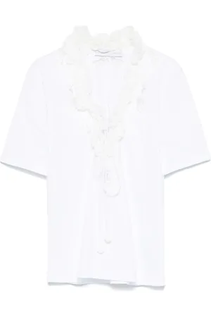 ERMANNO SCERVINO Gerüschtes T-Shirt