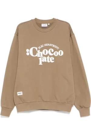 Chocoolate Sweatshirt mit Logo-Stickerei