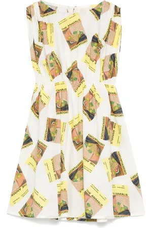 The Animals Observatory Kleid mit grafischem Print