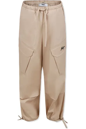 Msgm Hose mit Logo-Stickerei