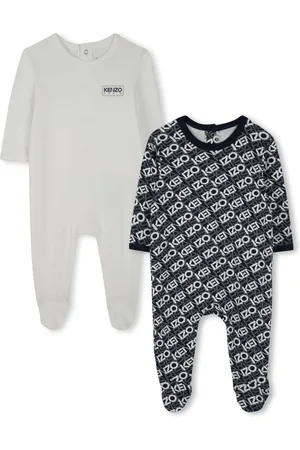 Kenzo Pyjama mit Logo-Print (2er-Set)