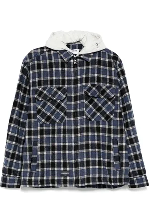 Chocoolate Karierte Kapuzenjacke
