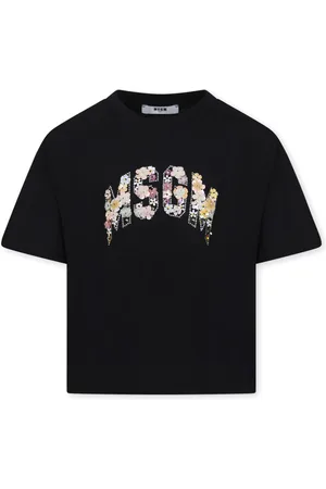 Msgm T-Shirt mit Logo-Verzierung