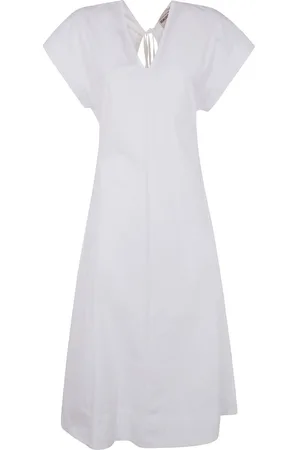 SEMICOUTURE Midikleid aus Popeline