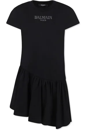 Balmain Kleid mit Logo-Verzierung