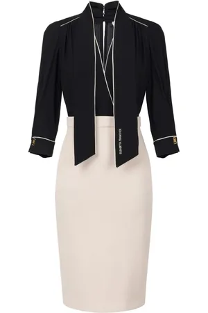 Elisabetta Franchi Kleid aus Georgette-Krepp