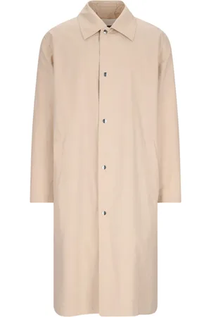 Jil Sander Mantel mit Logo-Print